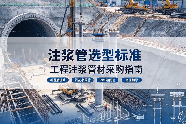 丰满注浆管选型标准
