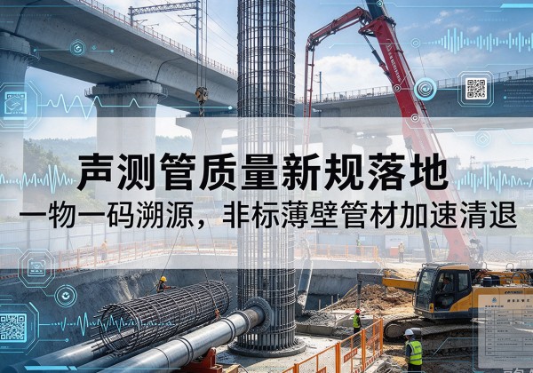 丰满声测管质量新规落地，一物一码溯源，非标薄壁管材加速清退